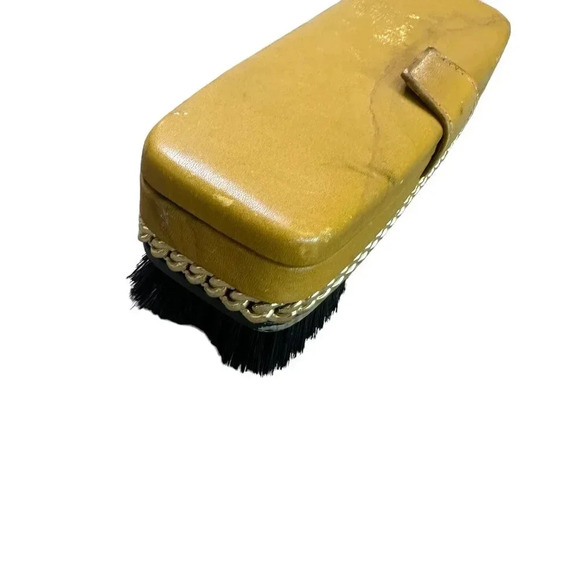 Made in West Germany Vintage Shoe Brush Cleaning w/ Snap Nail Rare Set Stamped - Picture 2 of 10